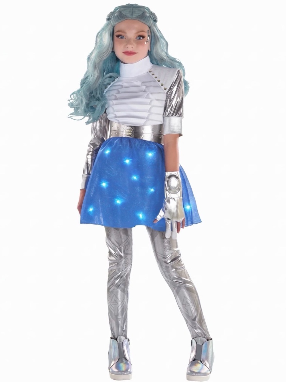 Zombies 3 Addison Girls Light Up Skirt Halloween Costume Sz Large 12-14 New NIP
